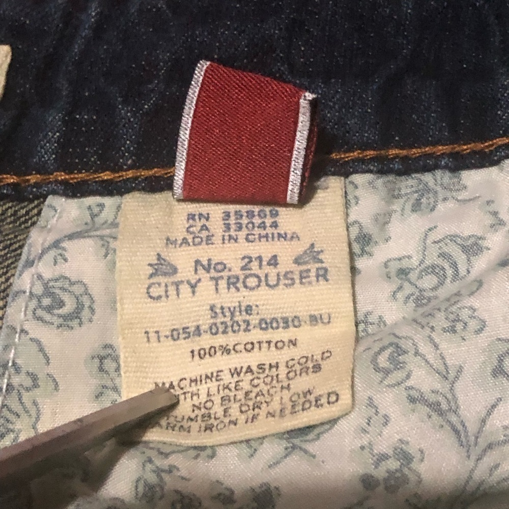 Stetson Jeans Women's 18/14L No. 214 City Trouser Wide Leg Dark Wash Western - Picture 4 of 7